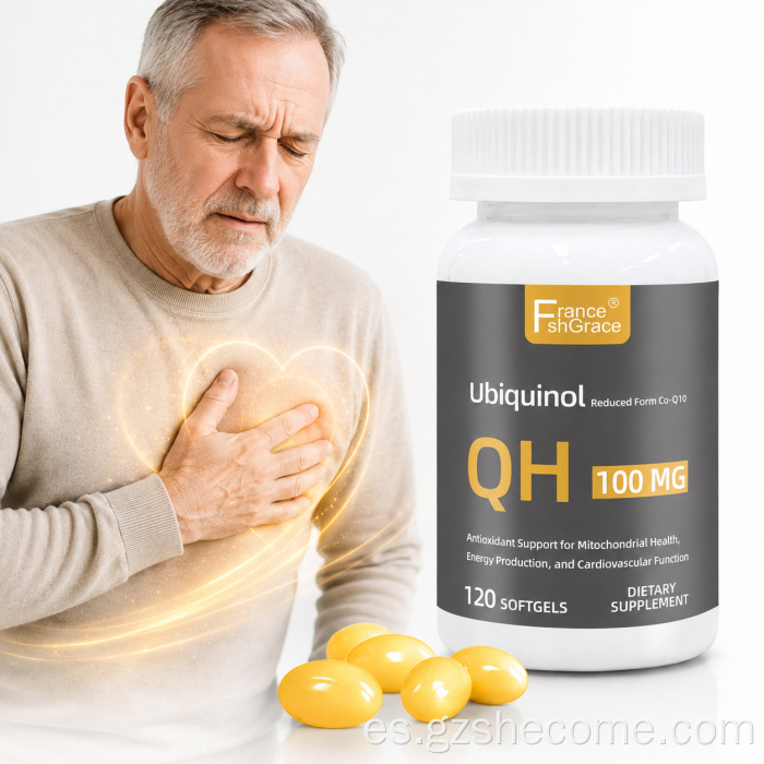 Shecome Ubiquinol Coq10 Cápsulas Blandas Salud Del Corazón